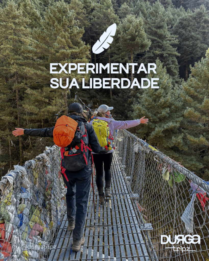 viajar com Durga Tripz para experimentar sua liberdade